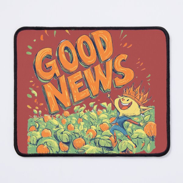 Item preview, good news, fairy, sprite, harvest, orange, happy, joyful, celebration, whimsical, magicThe Good News Fairy designed and sold by MYTHIC PEEL STICKERS.