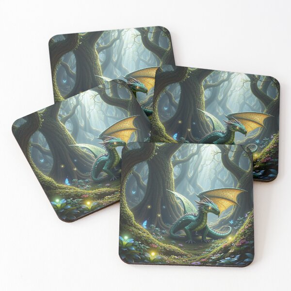 Item preview, Dragon and Mystic Forest designed and sold by gasmanred.