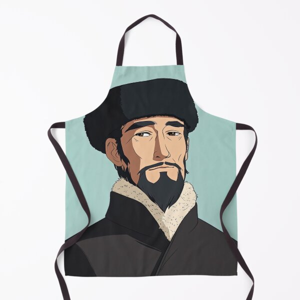 Item preview, Kazakh man, portrait | Anime style designed and sold by ComicsFactory.
