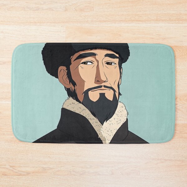 Item preview, Kazakh man, portrait | Anime style designed and sold by ComicsFactory.