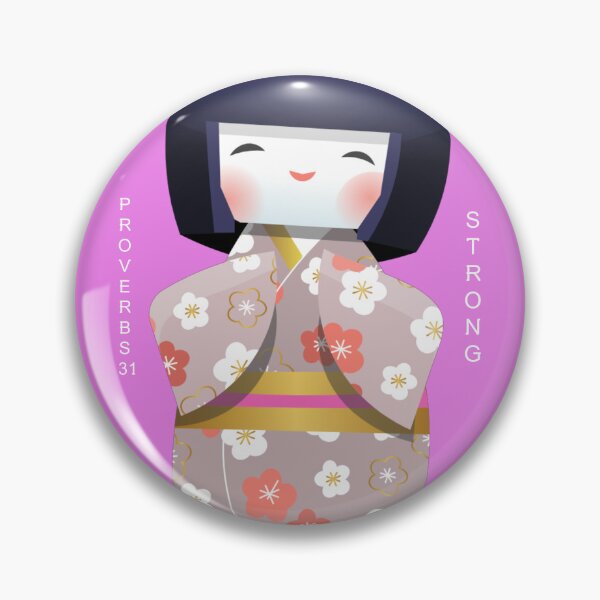 Item preview, Kokeshi Doll Japanese Proverbs 31 designed and sold by tshirtart2024.
