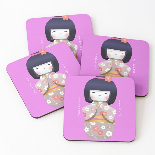 Item preview, Kokeshi Doll Japanese Proverbs 31 designed and sold by tshirtart2024.