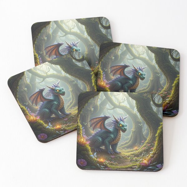 Item preview, Dragon and Mystic Forest designed and sold by gasmanred.