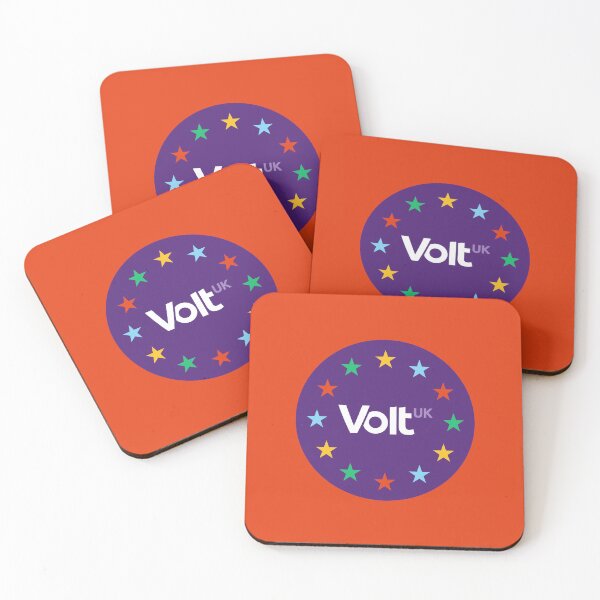 Item preview, VoltUK Round Logo v1 (Red) designed and sold by VoltUKMerch.