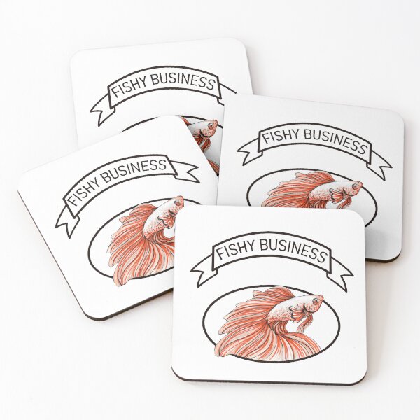 Item preview, "Fishy Business" Betta Fish I designed and sold by Natasha  Lay.