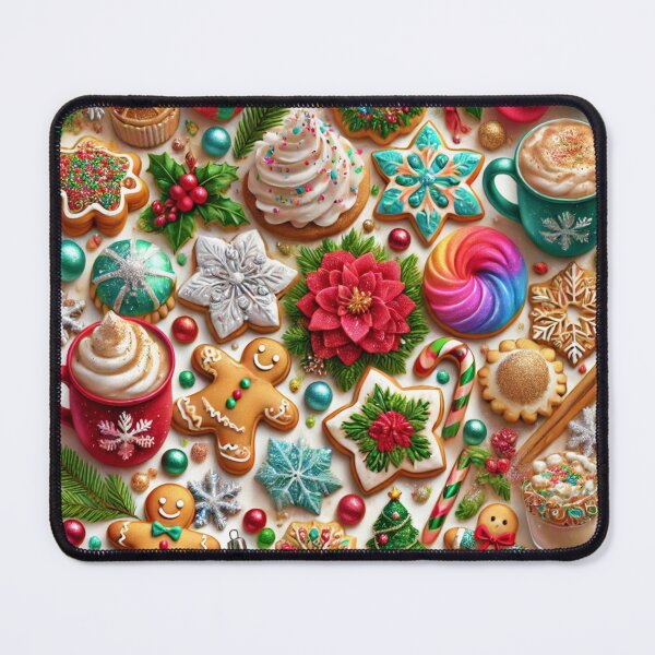 Item preview, FESTIVE SUGAR COOKIES CHRISTMAS GOODS AND HOLLY designed and sold by Arts4U.
