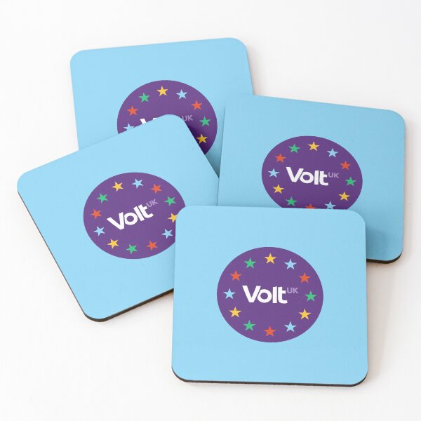 Item preview, VoltUK Round Logo v1 (Blue) designed and sold by VoltUKMerch.