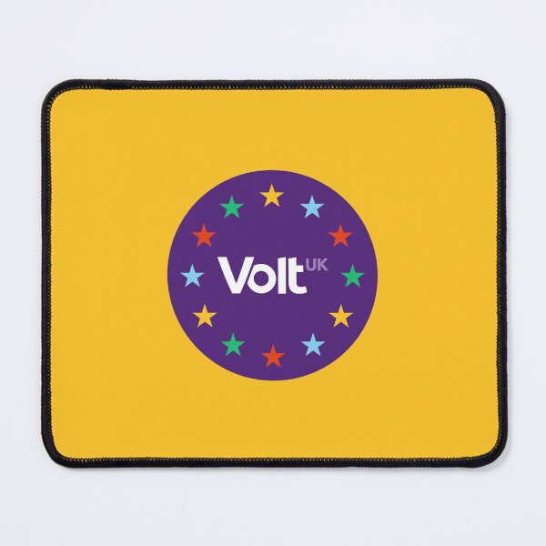 Item preview, VoltUK Round Logo v1 (Yellow) designed and sold by VoltUKMerch.