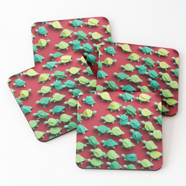 Item preview, Origami Art - A Swarm of Tiny Turtle Hatchlings: Nature's Adorable Parade designed and sold by ArtfulFolds.