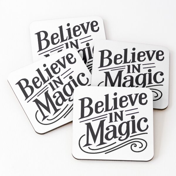 Item preview, Beautiful believe in magic lettering designed and sold by CharmSpell.