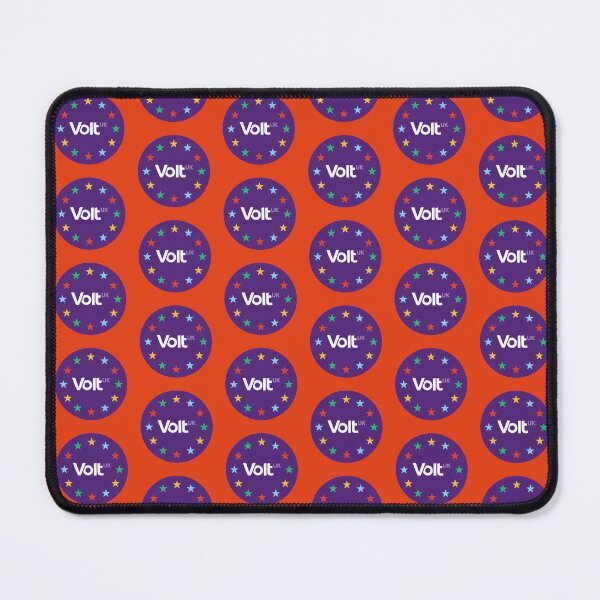 Item preview, VoltUK Round Logo v1 (Pattern) (Red) designed and sold by VoltUKMerch.
