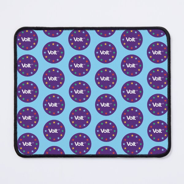 Item preview, VoltUK Round Logo v1 (Pattern) (Blue) designed and sold by VoltUKMerch.