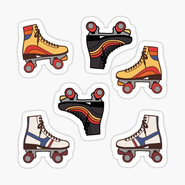 Item preview, Seventies Roller Skates designed and sold by Unhinged Heather.
