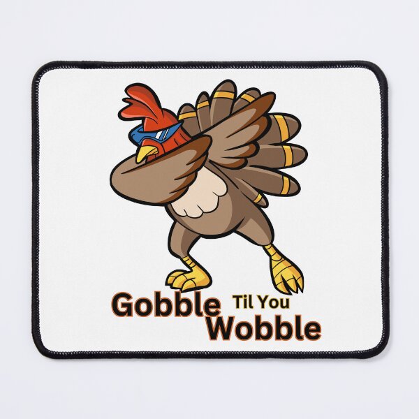 Item preview, Funny Thanksgiving Turkey Dab "Gobble Til You Wobble" Design designed and sold by TOA Timeless Original Apparel.