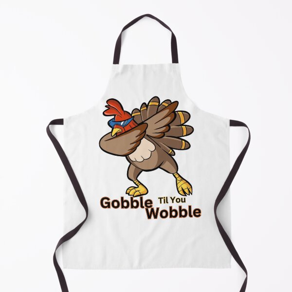 Item preview, Funny Thanksgiving Turkey Dab "Gobble Til You Wobble" Design designed and sold by TOA Timeless Original Apparel.