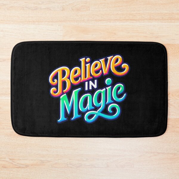 Item preview, Yellow & grYellow & green believe in magic letteringeen believe in magic lettering designed and sold by CharmSpell.