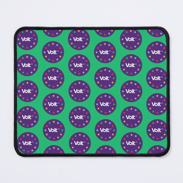 Item preview, VoltUK Round Logo v1 (Pattern) (Green) designed and sold by VoltUKMerch.