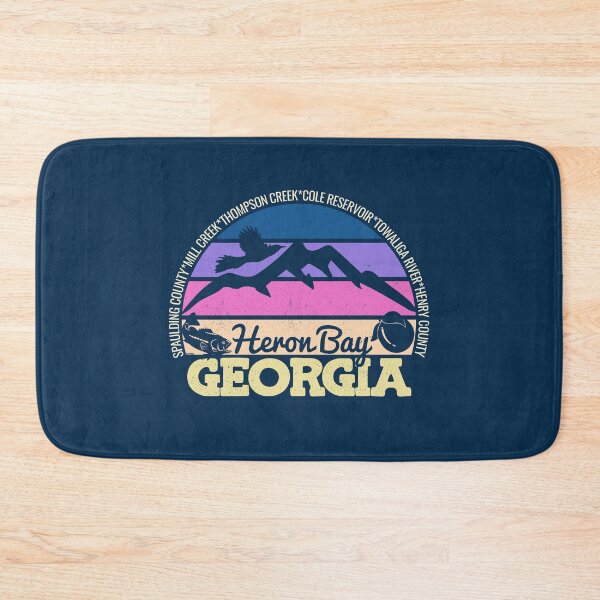 Item preview, Heron Bay Georgia Sunset Retro Vintage Local Pride Logo designed and sold by CRHPOD20.