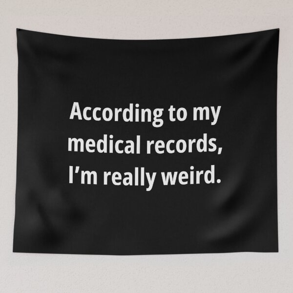 Item preview, According Medical Records Weird Funny Hoodies T-Shirts Rare Diseases Humorous Chronic Illness Autoimmune Tees designed and sold by ChronicillnessT.