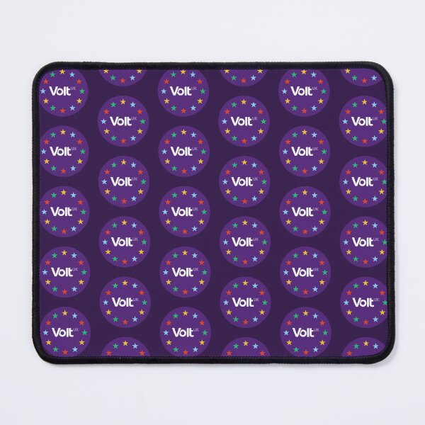 Item preview, VoltUK Round Logo v1 (Pattern) (DrkPurple) designed and sold by VoltUKMerch.