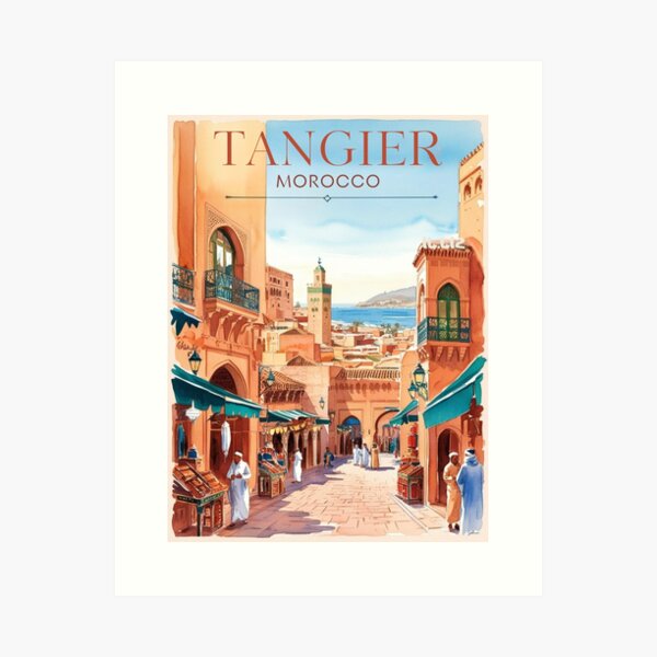 Item preview, Vintage Tangier: Moroccan Medina by the Sea designed and sold by Heritage Print Co.