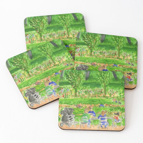 Item preview, A Sketch of the Walled Garden Grappenhall Heys, Warrington in early Autumn designed and sold by LymphomaLass.