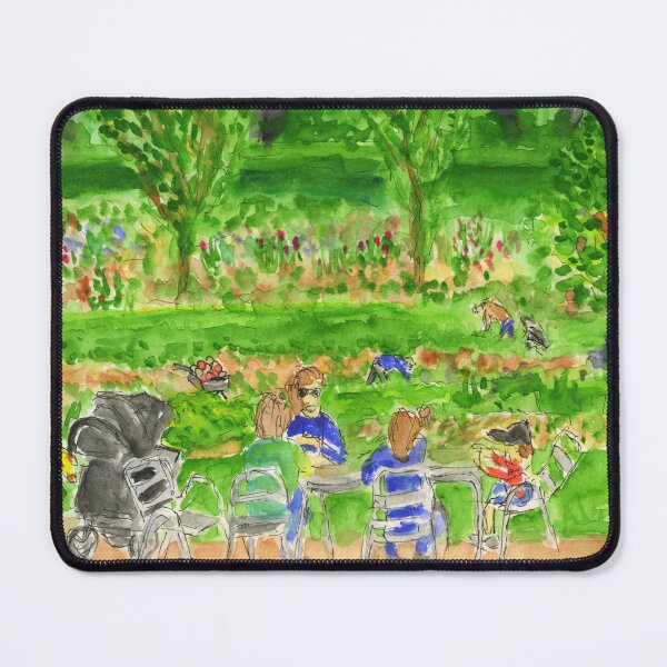 Item preview, A Sketch of the Walled Garden Grappenhall Heys, Warrington in early Autumn designed and sold by LymphomaLass.