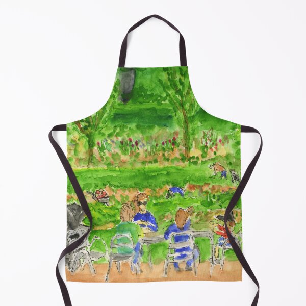 Item preview, A Sketch of the Walled Garden Grappenhall Heys, Warrington in early Autumn designed and sold by LymphomaLass.