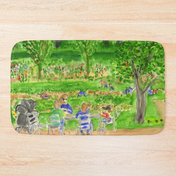 Item preview, A Sketch of the Walled Garden Grappenhall Heys, Warrington in early Autumn designed and sold by LymphomaLass.