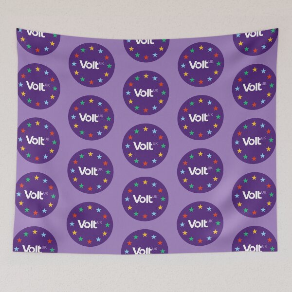 Item preview, VoltUK Round Logo v1 (Pattern) (LiPurple) designed and sold by VoltUKMerch.