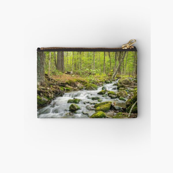 Item preview, NH Summer Brook Flow Long Exposure Photography designed and sold by RealmOfImages.