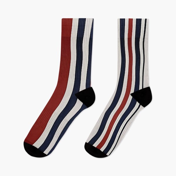Item preview, red white and blue lines designed and sold by Zenvo.