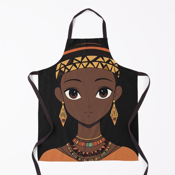 Item preview, Kenyan woman | Anime style designed and sold by ComicsFactory.