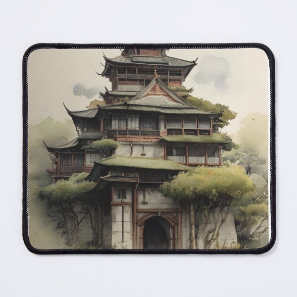 Item preview,  Historic Asian Architecture Amidst Nature designed and sold by KilianSzmid.