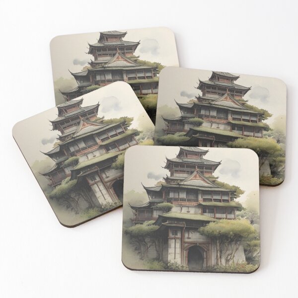 Item preview,  Historic Asian Architecture Amidst Nature designed and sold by KilianSzmid.
