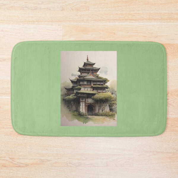 Item preview,  Historic Asian Architecture Amidst Nature designed and sold by KilianSzmid.