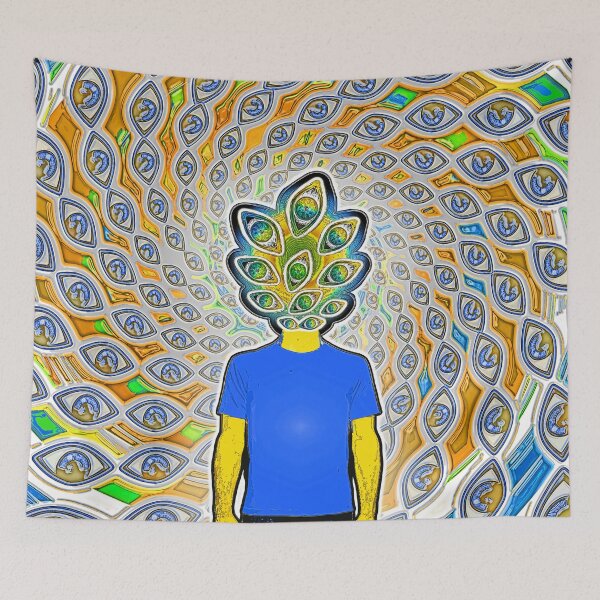 Item preview, TechnicolourMultiEyeman10 designed and sold by Klaus Bremner (Autotelic Art).