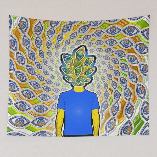 Item preview, TechnicolourMultiEyeman11 designed and sold by Klaus Bremner (Autotelic Art).