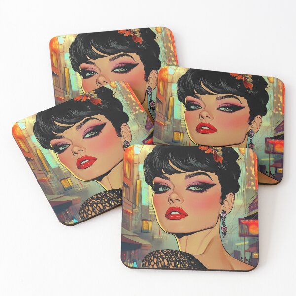 Item preview, Vintage Vibe – 60s Glam Art Print designed and sold by daila70.
