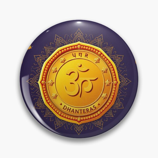 Item preview,  Happy Dhanteras – Traditional Indian Festival Greeting Card designed and sold by hjian8219.