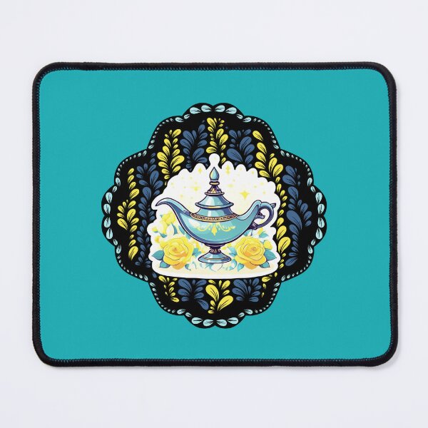 Item preview, Zen Flower Petal Art - Teal Princess Genie Lamp designed and sold by SpeakBoldly.