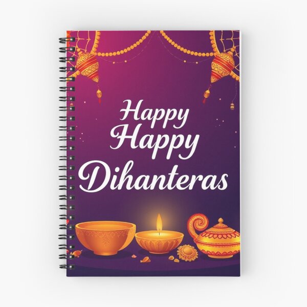 Item preview,  Happy Dhanteras – Traditional Indian Festival Greeting Card designed and sold by hjian8219.