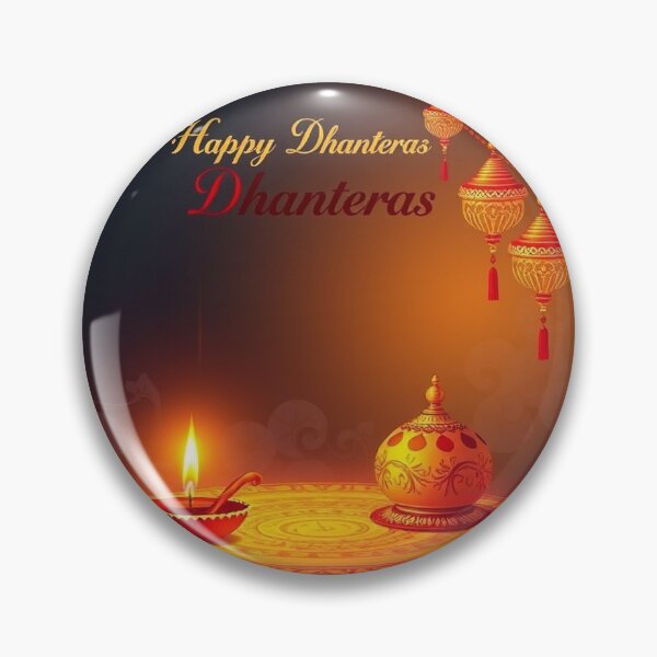 Item preview,  Happy Dhanteras – Traditional Indian Festival Greeting Card designed and sold by hjian8219.