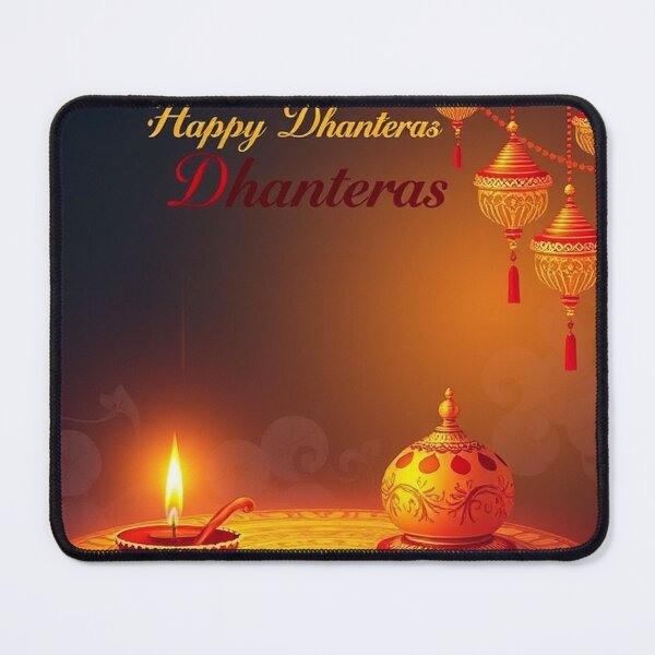 Item preview, Happy Dhanteras – Traditional Indian Festival Greeting Card designed and sold by hjian8219.