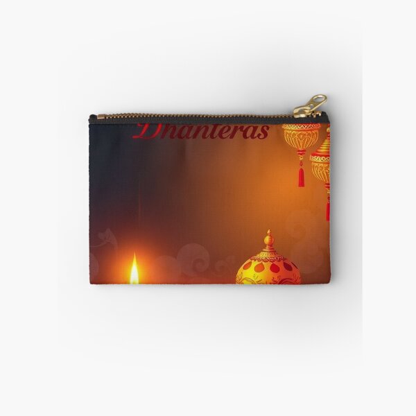 Item preview,  Happy Dhanteras – Traditional Indian Festival Greeting Card designed and sold by hjian8219.