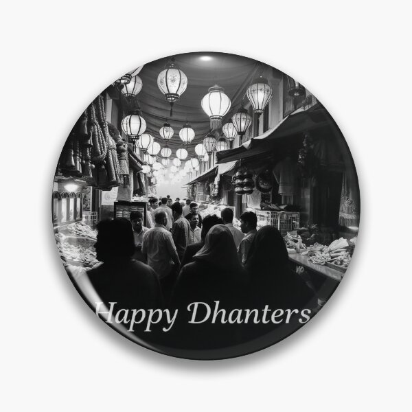 Item preview,  Happy Dhanteras – Traditional Indian Festival Greeting Card designed and sold by hjian8219.