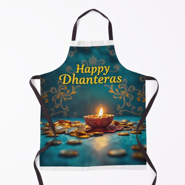 Item preview, Happy Dhanteras – Traditional Indian Festival Greeting Card designed and sold by hjian8219.