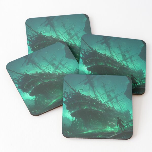 Item preview, Mysterious Shipwreck designed and sold by Nowshin Tasnim.