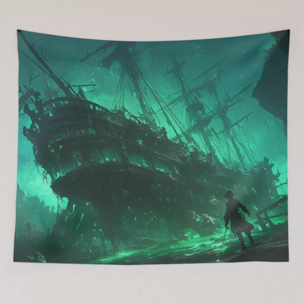 Item preview, Mysterious Shipwreck designed and sold by Nowshin Tasnim.