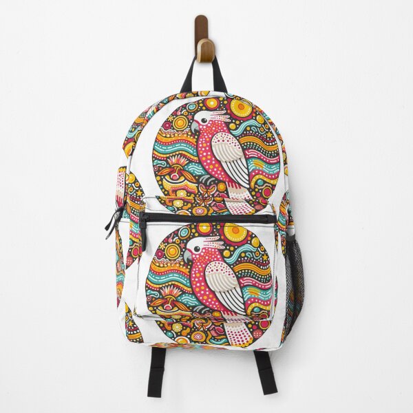 Item preview, Vibrant Galah Rose-Breasted Cockatoo by heidiannemorris © designed and sold by FOLK ART FUSION.
